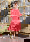 Red Colour EMILY Fancy New Stylish Party Wear Rayon Printed One Pic Western Collection 104